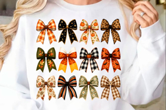 Preppy Fall Bow Collection PNG Product Image 1