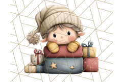 Storybook Santa &amp; Friends PNG Clipart, Christmas Png Clipart Product Image 5