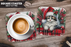 Holiday Themes Square Coaster Bundle, Festive Coaster PNG Product Image 7