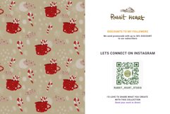 Christmas Patterns Santa Winter Print Digital Paper JPEG Product Image 13