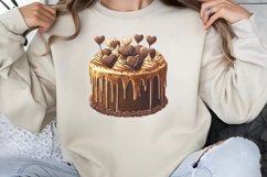 Valentine cake Dessert Clipart PNG Product Image 1