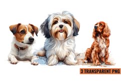 Watercolor Dog Breed Clipart , PNG Product Image 1