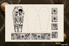 Halloween Coffin Candy Box Bundle | Gift Box | Laser Cut Product Image 11