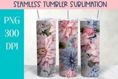 Floral Seamless Tumbler Sublimation BUNDLE Product Image 13