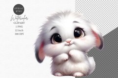 Cute Animals Clipart, Bunny clipart Product Image 1