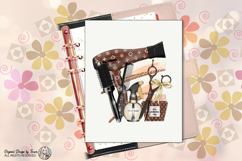 Hairdresser PNG Glam Salon Tools Beauty Fashion Geometric Product Image 5