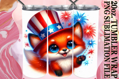 Joyful Adventures 20oz tumbler wrap, USA Animals Product Image 1