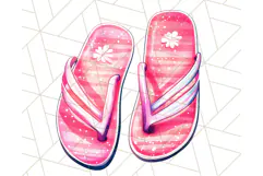 Pink Summer Clipart, Cute Beach Icons, Aesthetic PNG Product Image 5