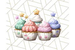 Princess Tea Party PNG Clipart with Teacups & Fancy Treats Product Image 5