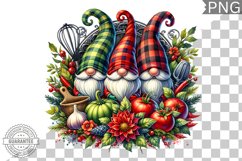 Christmas kitchen Gnome Sublimation - Clipart PNG Design Product Image 1