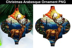 Stained Glass Deer PNG Tumbler Sublimation PNG Design Product Image 1