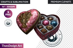 Dreamy Love Assets Vintage Valentine Graphics PNG clipart Product Image 1