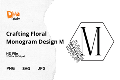 Crafting Floral Monogram Design Product Image 1