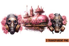 Steampunk Pink Style Sublimation Clipart Product Image 1