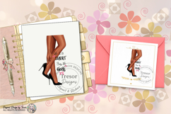 Life Is Short Buy the Heels Fashion Design Black Woman Legs Product Image 2