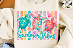 Summer Vibes Sea Turtles Png Product Image 1