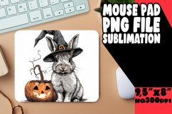 Cute Halloween Critters Round Mouse Pad PNG Product Image 1