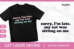 Funny Cat Lover Quotes SVG EPS PNG 13 Product Image 1