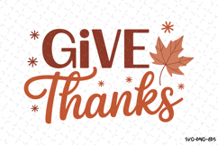 Give Thanks Svg | Halloween Svg | Svg Cut Files Product Image 1
