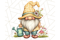 Summer Garden Gnomes Clipart PNG, Summer Country Gnomes Png Product Image 5