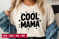 Cool Mama Typography SVG PNG Product Image 1