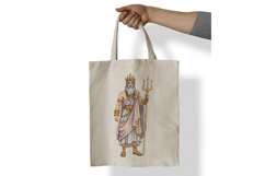 Mighty Poseidon Greek God of the Sea Trident PNG Summer King Product Image 7