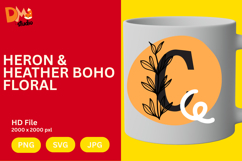 Heron &amp; Heather Boho Floral Monogram Product Image 1