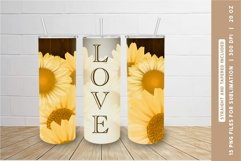 Sunflower Tumbler Wrap, Sunflower Skinny Tumbler Sublimation