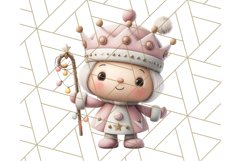 Playful Pink Nutcracker PNG, Pastel Christmas Clipart Product Image 5