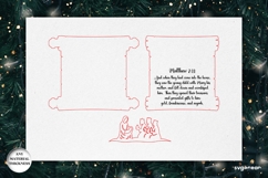 Nativity Scroll Ornaments SVG Bundle | Laser Cut | SVG Product Image 13