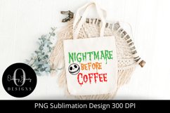 Nightmare Before Coffee|Sublimation Design|Halloween PNG Product Image 13