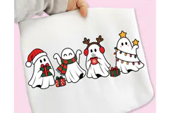 Christmas Ghost PNG, Funny Christmas PNG, Christmas PNG Product Image 2