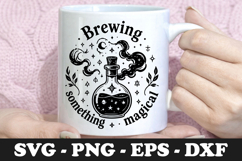 Brewing Something Magical SVG Mug Design Product Image 1