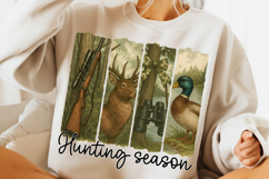 Hunting season PNG, Retro Camo Hunting Design PNG, Hunting Product Image 4