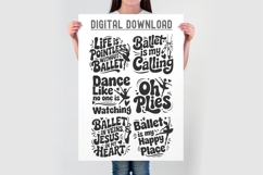 Ballet Quotes svg bundle cut file | Dance mom dad ballet svg Product Image 5