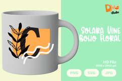 Solara Vine Boho Floral Monogram Product Image 1