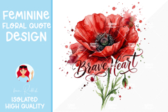 Feminine Floral Design Watercolor Flower Illustration Product Image 1