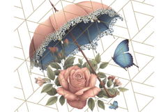 Vintage Butterfly PNG Clipart, Fairytale Cottagecore Images Product Image 5