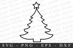 Christmas Tree SVG | SVG Cut files | Cricut Product Image 1