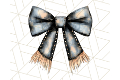 Western Style Bow PNG, Cute Cowboy, Cowgirl Coquette Png Product Image 5
