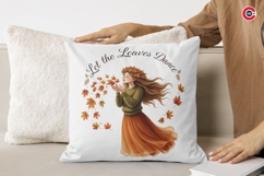 Golden Harvest Autumn Fairy Clipart Bundle Product Image 13