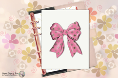 Pink Luxury Bow PNG Chic Fashion Ribbon Girly Design Art Product Image 11