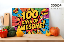 100 days of school Cutting Board PNG Sublimation Bundle Product Image 3