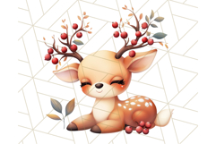 Whimsical Woodland Animals and Nature PNG, Forest Animals Product Image 5