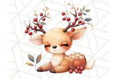 Whimsical Woodland Animals and Nature PNG, Forest Animals Product Image 5