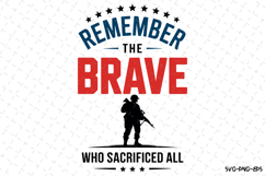 Remember the brave svg | 4th of july Svg | Svg Cut Files Product Image 1