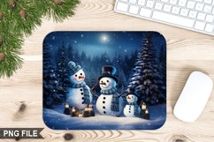 Christmas Snowman Mouse Pad Bundle - Christmas Sublimation Product Image 14