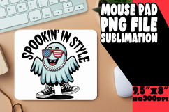 BRIGHT DESK MAT SUBLIMATION MAGIC, Funny Ghost Product Image 1