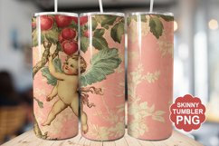 Cupid Vintage Valentine Tumbler | Valentine Tumbler Wrap Product Image 1