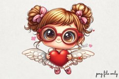 Cupid girl for Valentine Clipart PNG Product Image 1